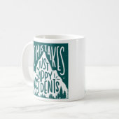 Blätter ohne Fehler nur glückliche Unfälle  Kaffeetasse (Vorderseite Links)