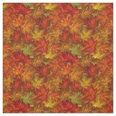 Blätter Orange & Gold im Herbst Stoff (Muster)