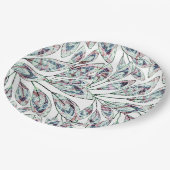 BLÄTTER . PAPPTELLER (Schrägansicht)