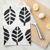 Blätter Pattern Potato Print Kitchen Handtücher (Viertel Falte)