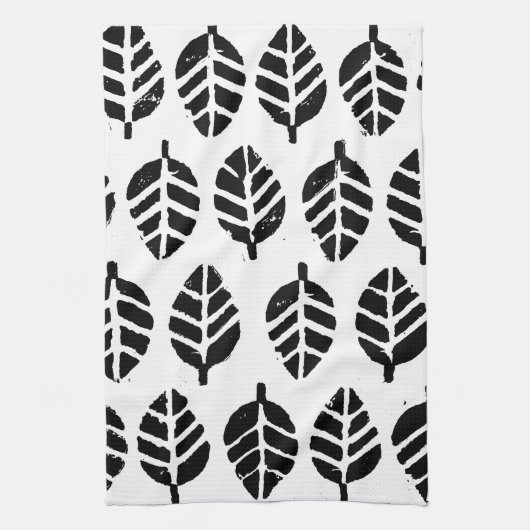Blätter Pattern Potato Print Kitchen Handtücher (Vertikal)
