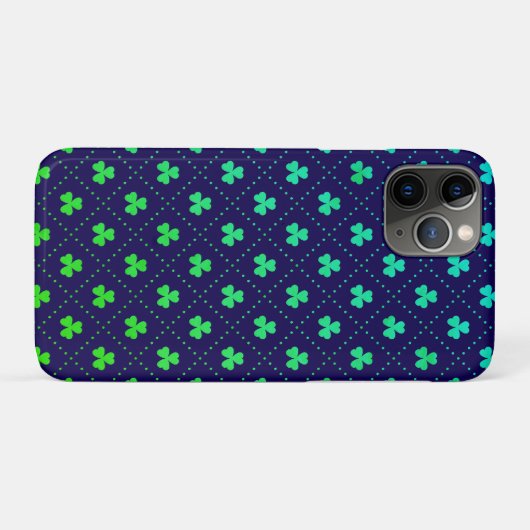 Blätter Pattern St. Patrick's Day-23223 Case-Mate iPhone Hülle (Rückseite (Horizontal))