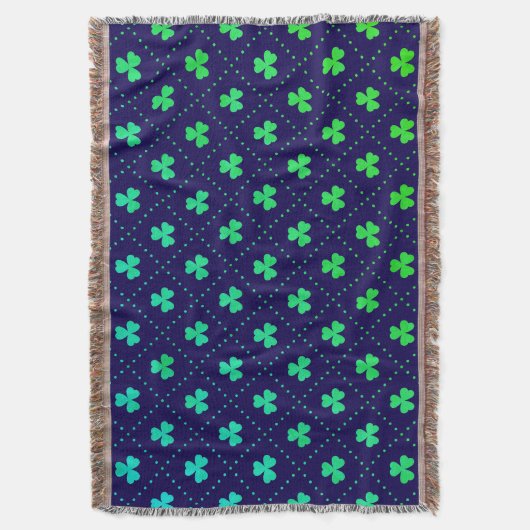 Blätter Pattern St. Patrick's Day-23223 Decke (Vorderseite Vertikal)