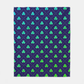 Blätter Pattern St. Patrick's Day-23223 Fleecedecke (Vorderseite)
