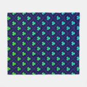 Blätter Pattern St. Patrick's Day-23223 Fleecedecke (Vorderseite (Horizontal))