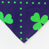 Blätter Pattern St. Patrick's Day-23223 Fleecedecke (Ecke)