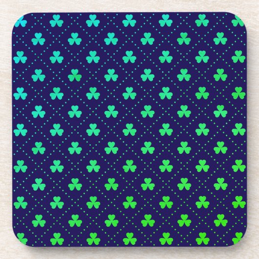 Blätter Pattern St. Patrick's Day-23223 Getränkeuntersetzer (Vorderseite)
