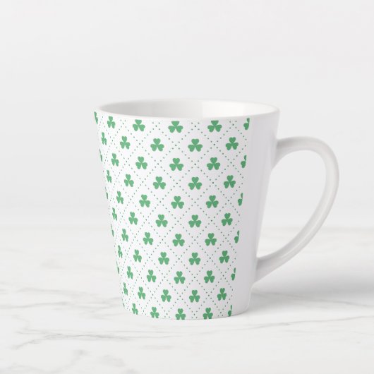 Blätter Pattern St. Patrick's Day-23223 Milchtasse (Rechts)