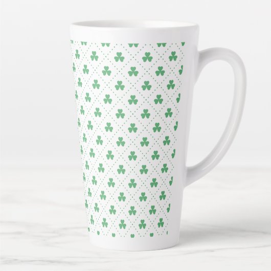 Blätter Pattern St. Patrick's Day-23223 Milchtasse (Rechts)