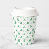 Blätter Pattern St. Patrick's Day-23223 Pappbecher (Rechts)