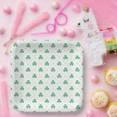 Blätter Pattern St. Patrick's Day-23223 Pappteller (Party)