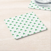 Blätter Pattern St. Patrick's Day-23223 Rechteckiger Pappuntersetzer (angewinkelt)