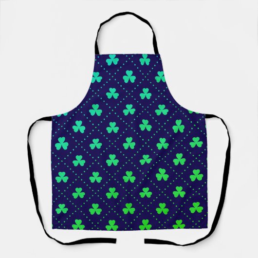 Blätter Pattern St. Patrick's Day-23223 Schürze (Vorderseite)