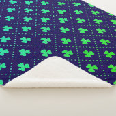 Blätter Pattern St. Patrick's Day-23223 Sherpadecke (3/4)