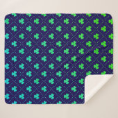 Blätter Pattern St. Patrick's Day-23223 Sherpadecke (Vorderseite (Horizontal))