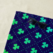 Blätter Pattern St. Patrick's Day-23223 Strandtuch (Beispiel)