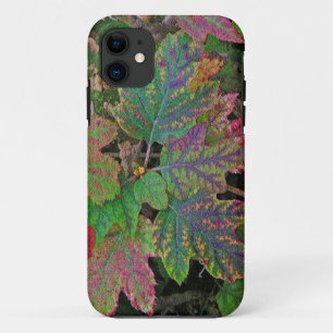 "BLÄTTER/PINK, LILA, GOLD UND GRÜN/TEXTU Case-Mate iPhone HÜLLE