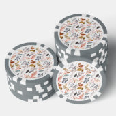 Blätter Pokerchips (Stapel)