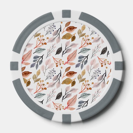 Blätter Pokerchips (Vorderseite)