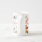 Blätter Porzellantasse (Rückseite)