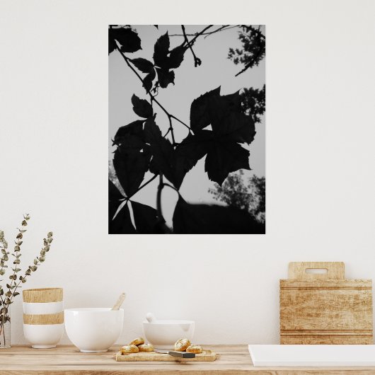 Blätter Poster (Küche)