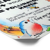 Blätter-Poster verlassen Poster (Ecke)