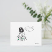 Blätter Postkarte (Stehend Vorderseite)