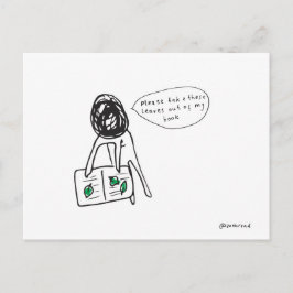 Blätter Postkarte