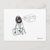 Blätter Postkarte (Vorderseite)