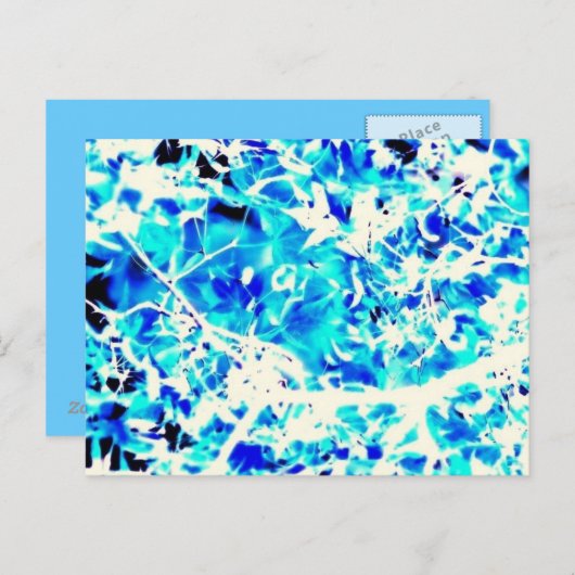 Blätter Postkarte (Vorne/Hinten)