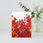 BLÄTTER POSTKARTE (Stehend Vorderseite)