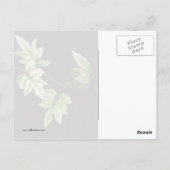 Blätter Postkarte (Rückseite)