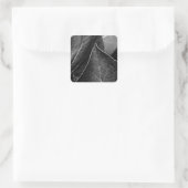 Blätter Quadratischer Aufkleber (Tasche)