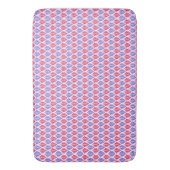Blätter Rosa und Lavendel-Minimal Badematte (Vorderseite Vertikal)