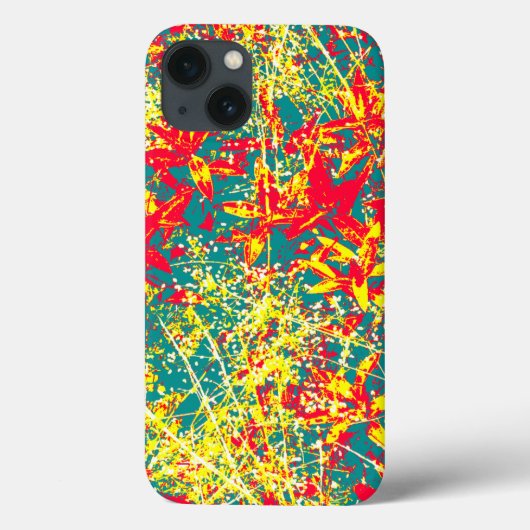 Blätter rot-gelb-weiße iPad-Luftabdeckung Case-Mate iPhone Hülle (Rückseite)