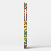 Blätter Rot-Grün-Gelb und Weiß Case-Mate iPhone Case-Mate iPhone Hülle (Rückseite / Links)