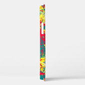 Blätter Rot-Grün-Gelb und Weiß Case-Mate iPhone Case-Mate iPhone Hülle (Rückseite / Rechts)