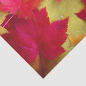 Blätter Rote Gelbe Maple im Herbst Kunst Seidenpapier (Ausschnitt)