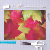 Blätter Rote Gelbe Maple im Herbst Kunst Seidenpapier (Handwerk)