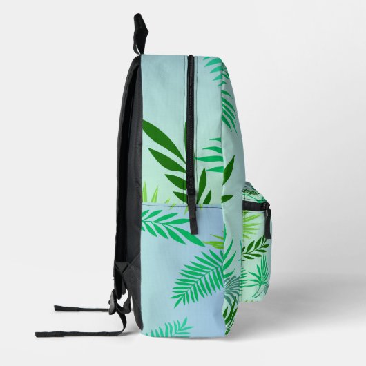 Blätter safari bedruckter rucksack (Links)