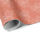 Blätter, Samen und Beerensteine Geschenkpapier (Rolleneckpunkt)