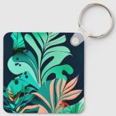 Blätter Schlüsselanhänger (Rückseite)
