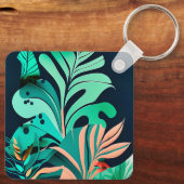 Blätter Schlüsselanhänger (Rückseite)