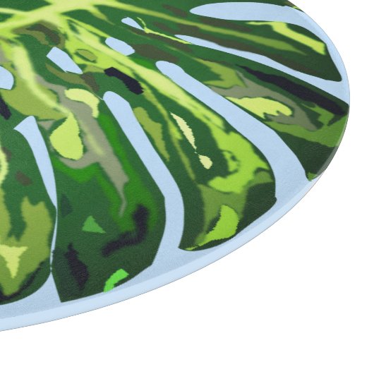 Blätter Schneidebrett (Ecke)