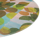 Blätter Schneidebrett (Ecke)