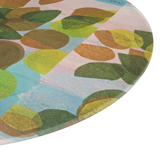 Blätter Schneidebrett (Ecke)