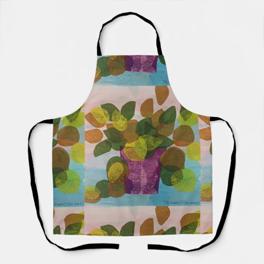 Blätter Schürze (Vorderseite)