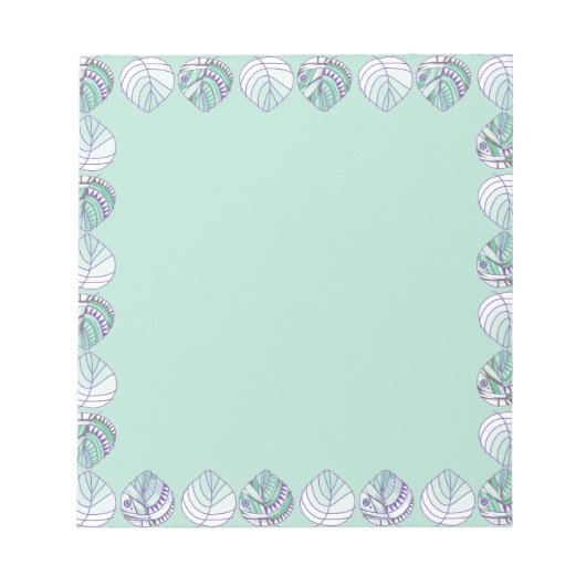 Blätter Seagrass Multi Notizblock (Vorderseite)