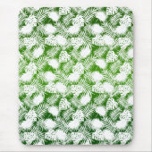 BLÄTTER SEAMLESS PATTERN GRÜNWEISS MOUSEPAD (Vorne)