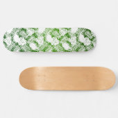 BLÄTTER SEAMLESS PATTERN GRÜNWEISS SKATEBOARD (Horizontal)
